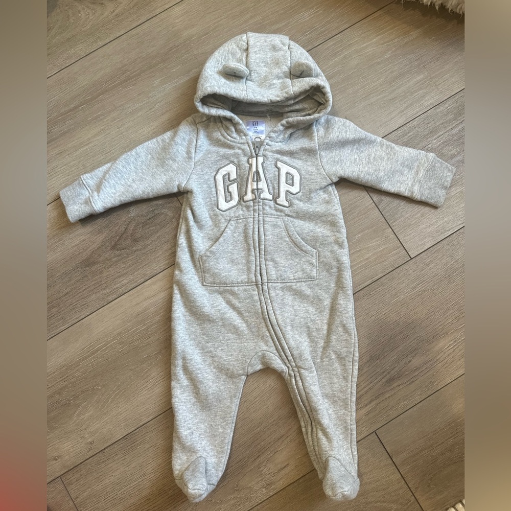 Baby Gap Cozy Bunting (Boy or Girl) like NEW | Gray Size 3-6 Months